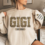 Custom Leopard Print Name Gifts - Personalized Sweater