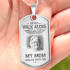 Custom Photo I Will Carry You With Me - Memorial Personalized Custom Necklace - Sympathy Gift, Gift For Family Members