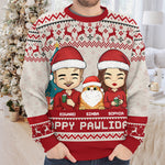 Custom Name Christmas Pet Family Gifts - Personalized Sweatshirt