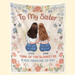 Custom Name Sister Gifts - Personalized Blanket