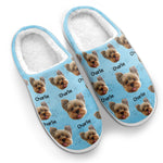 Custom Name Yorkshire Terrier Gifts for Dog Lovers - Personalized Fluffy Slipper