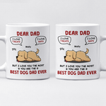 Custom Name Dog Dad Gifts for Pet Lovers - Personalized Mugs