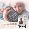 Custom Photo And Though I Cannot See You, You Are Always By My Side - Memorial Personalized Custom Square Shaped Ceramic Plaque With Stand - Memorial Gift, Sympathy Gift