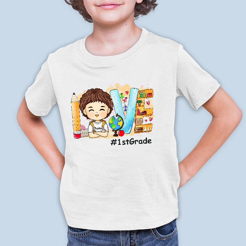 Custom Name Kindergarten School Gifts for Kids - Personalized Apparel