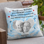Custom Photo Memorial Tribute Decor - Personalized Pillow