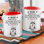 Custom Name Dog Mom Gifts - Personalized Accent Mugs