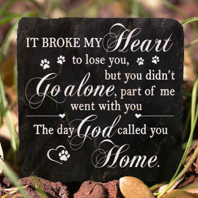 Pet Loss Memorial Garden Decor - Memorial Stone