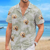Custom Photo Enjoy The Sun - Dog & Cat Personalized Custom Unisex Tropical Hawaiian Aloha Shirt - Summer Vacation Gift, Gift For Pet Owners, Pet Lovers