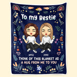 Custom Name Best Friend Gifts for Women - Personalized Blanket