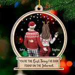 Custom Name Christmas Couple Gifts - Personalized Ornament