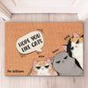 Cats Rule The World - Cat Personalized Custom Decorative Mat - Gift For Pet Owners, Pet Lovers