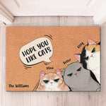 Custom Hope You Like Cats Home Decor - Personalized Doormat
