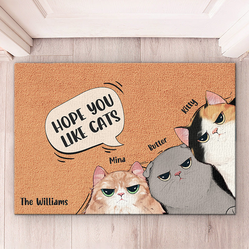 Cats Rule The World - Cat Personalized Custom Decorative Mat - Gift For Pet Owners, Pet Lovers