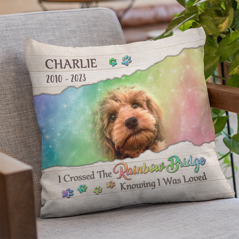 Custom Pet Photo Memorial Gifts - Personalized Pillow