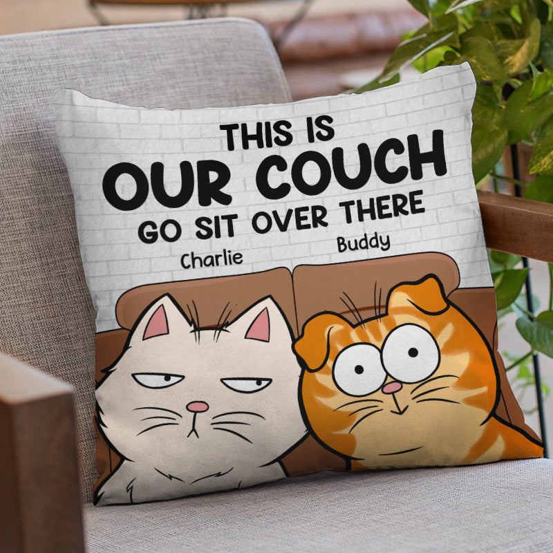 Custom This Is Our Couch Pet Lover Gifts - Personalized Pillow