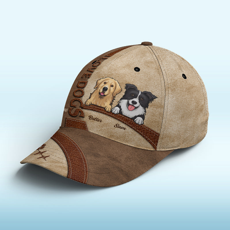 Happiness Is A Warm Puppy - Dog Personalized Custom Hat, All Over Print Classic Cap - Gift For Pet Owners, Pet Lovers