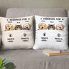 Happiness Is Our Fur Friends - Dog & Cat Personalized Custom Pocket Pillow - Gift For Pet Owners, Pet Lovers