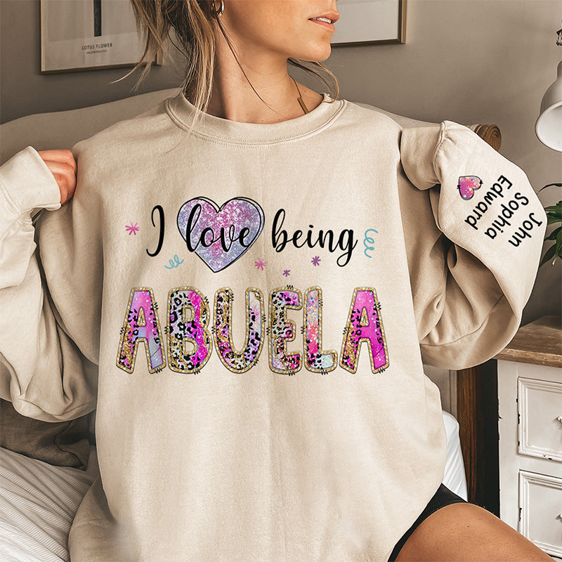 I'm That Gigi - Family Personalized Custom Unisex Sweatshirt With Design On Sleeve - Christmas Gift For Mom, Grandma