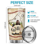 Custom Name Baseball Mom Gifts - Personalized Tumbler
