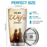 Custom Name Romantic Gifts for Wife - Personalized Tumbler