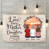 Mother And Children Forever Link Together - Family Personalized Custom Horizontal Canvas - Mother's Day, Birthday Gift For Mom