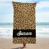 The Playful Pattern - Bestie Personalized Custom Beach Towel - Gift For Best Friends, BFF, Sisters