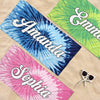 Escape To The Beach - Family Personalized Custom Beach Towel - Summer Vacation Gift, Gift For Family Members