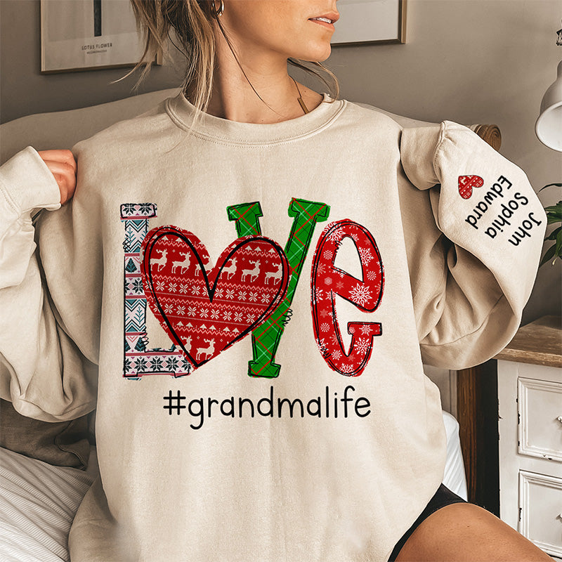 Custom Name Grandma Life Gifts - Personalized Sweater
