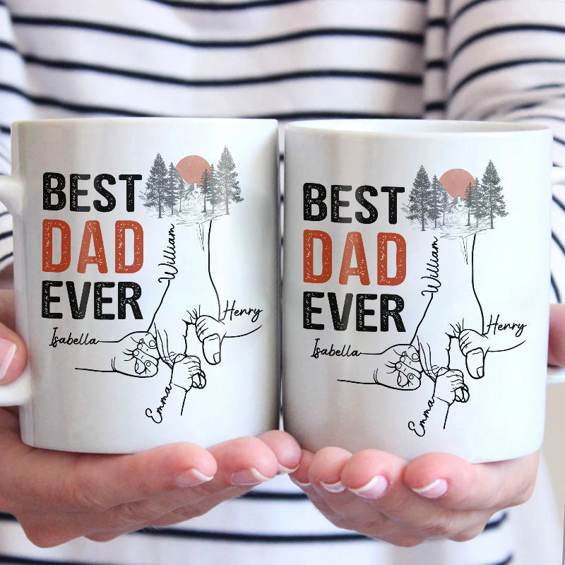 Custom Name Best Dad Gifts - Personalized Mugs