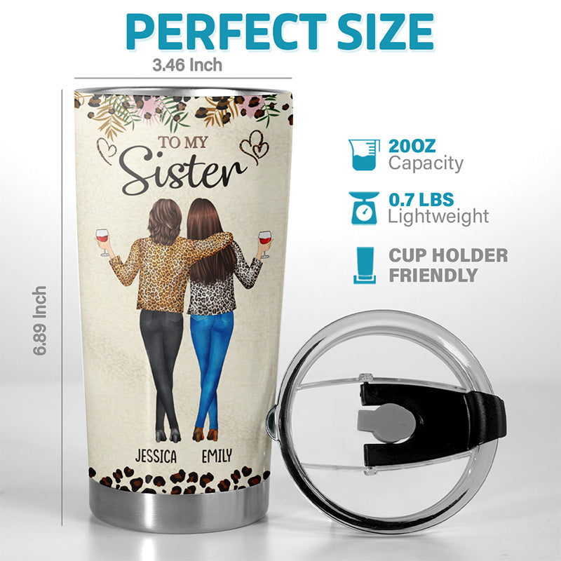 Custom Name Bestie Gifts for Women - Personalized Tumbler