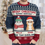 Custom Name Funny Cat Christmas Gifts for Cat Lovers - Personalized Sweatshirt