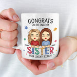 Custom Name Funny Sister Gifts - Personalized Mugs
