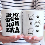 Custom Name Dog Mom Gifts for Pet Lovers - Personalized Mugs