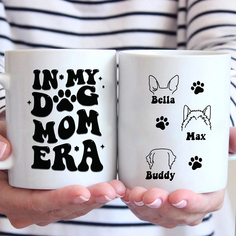 Custom Name Dog Mom Gifts for Pet Lovers - Personalized Mugs