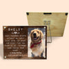I'm Always Inside Your Heart - Memorial Personalized Custom Acrylic Magnetic Photo Frame - Sympathy Gift, Gift For Pet Owners, Pet Lovers