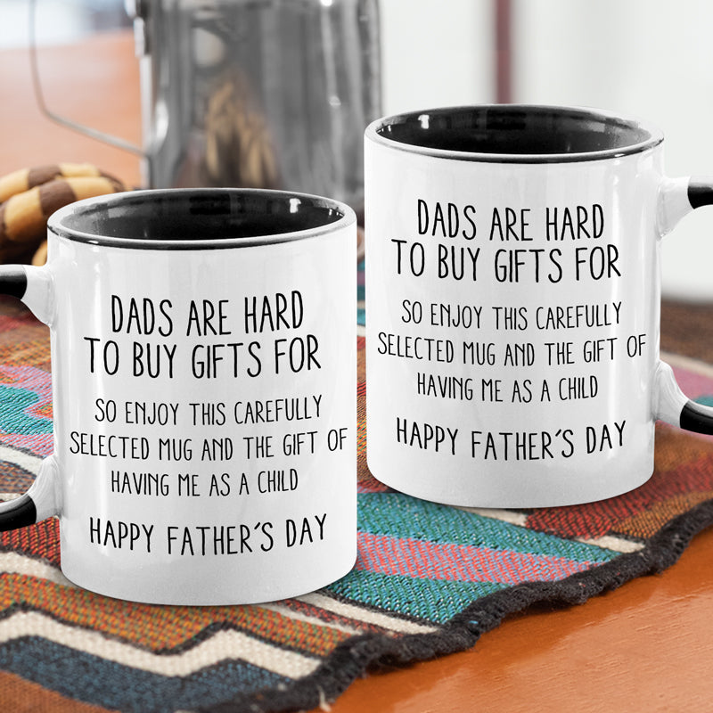 Funny Father's Day Gifts for Dad - Accent Mugs