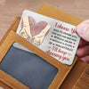 I'll Keep Choosing You - Couple Personalized Custom Aluminum Wallet Card - Gift For Husband Wife