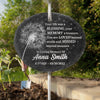 Thank You For Your Blessing Life - Memorial Personalized Memorial Garden Slate & Hook - Sympathy Gift For Family Members