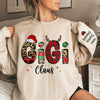 Keep Calm And Love Gigi - Family Personalized Custom Unisex Sweatshirt With Design On Sleeve - Christmas Gift For Mom, Grandma
