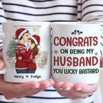 Custom Name Funny Christmas Gifts for Husband - Personalized Mugs