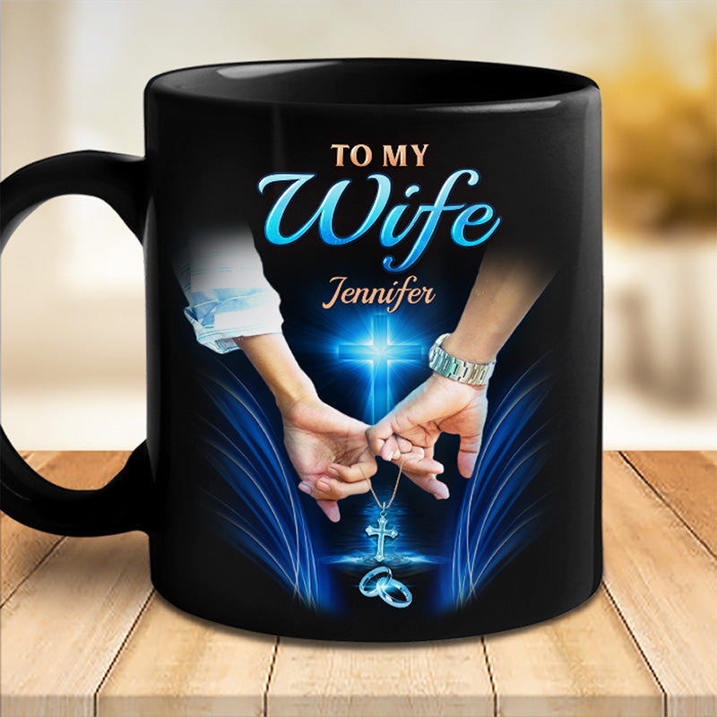 Marrying You Was The Best Decision - Couple Personalized Custom Black Mug - Gift For Husband Wife, Anniversary
