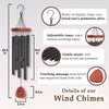 Not A Day Goes By That You're Not Missed - Memorial Personalized Custom Wind Chime - Sympathy Gift, Gift For Family Members