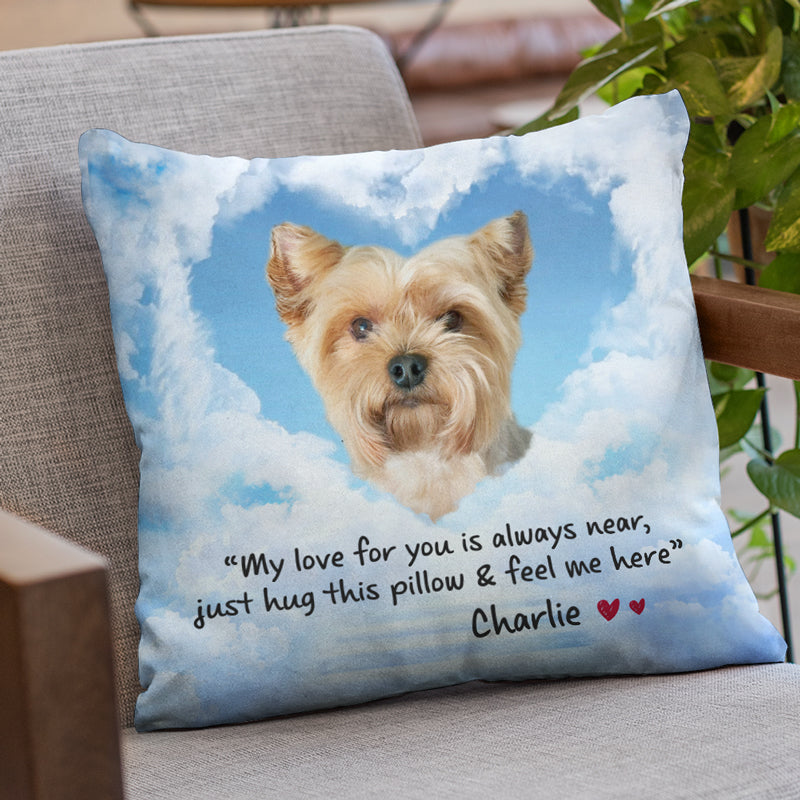 Custom Name Pet Memorial Gifts for Dog Lovers - Personalized Pillow