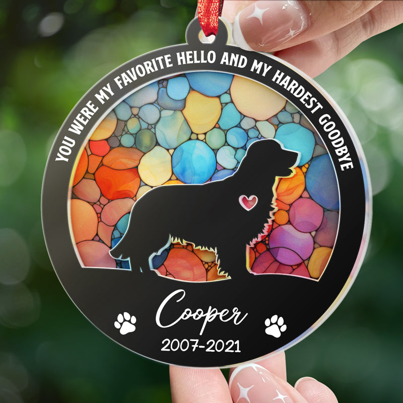 Custom Pet Memorial Gifts - Personalized Ornament