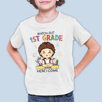 Custom Name First Grade Gifts for Girls - Personalized Apparel