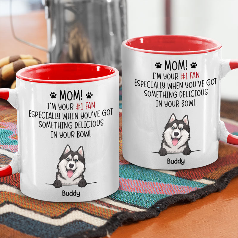 We're Your Biggest Fans - Dog Personalized Custom Accent Mug - Gift For Pet Owners, Pet Lovers