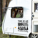 Custom Family Name RV Camping Decal - Personalized Decal