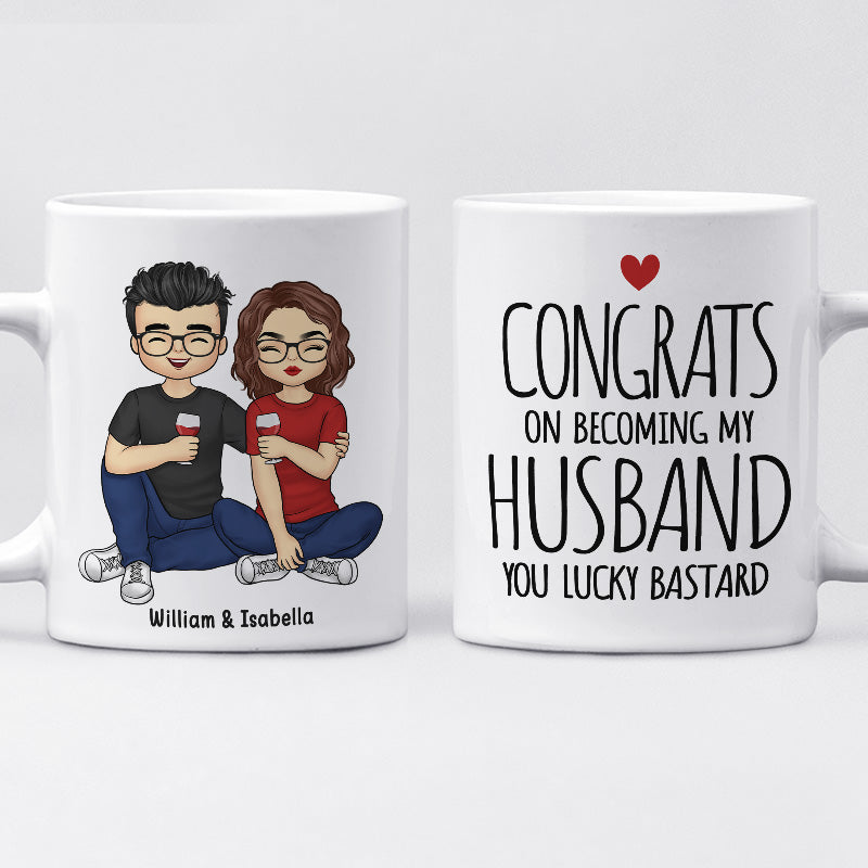 Custom Name Becoming My Husband Wedding Gifts - Personalized Mugs