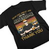 Dear Dad, We're So Awesome Now - Family Personalized Custom Unisex T-shirt, Hoodie, Sweatshirt - Father's Day, Birthday Gift For Dad