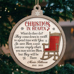 Custom Christmas Memorial Name Gifts - Personalized Ornament